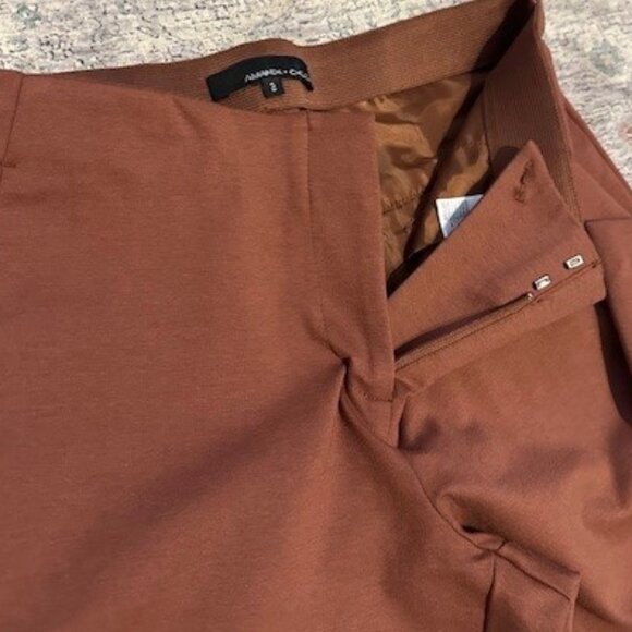 Lily Solid Pant in Rust - Picture 8 of 10